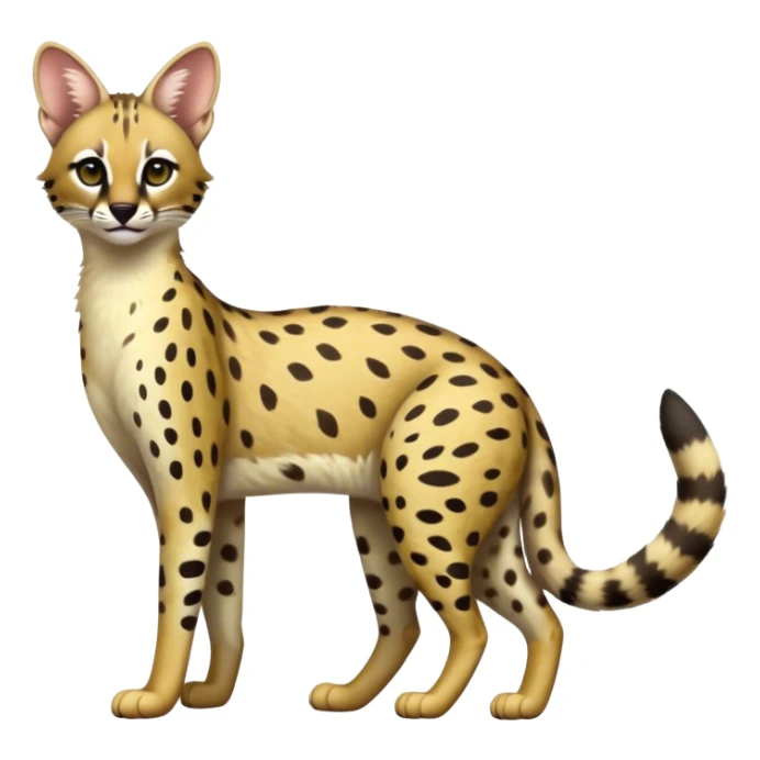 Serval-Genet-Civet-Marsupial-Ocelot-hybrid, full body sticker