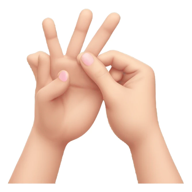 Pinky promise sticker