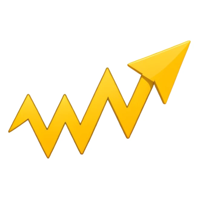 Prompt 11: "You can’t control the economy…"
Graphic: 📉 Downward chart icon (white line, yellow arrow).
Animation: Line graph drops sharply.
Background: Transparent.
 sticker
