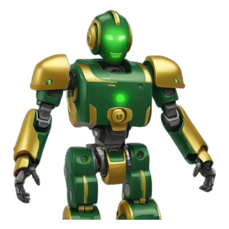 2374 FRC robotics Jesuit crusaderbots green and gold sticker