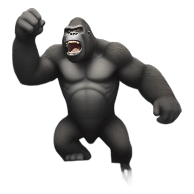 Joe biden king kong empire state building sticker