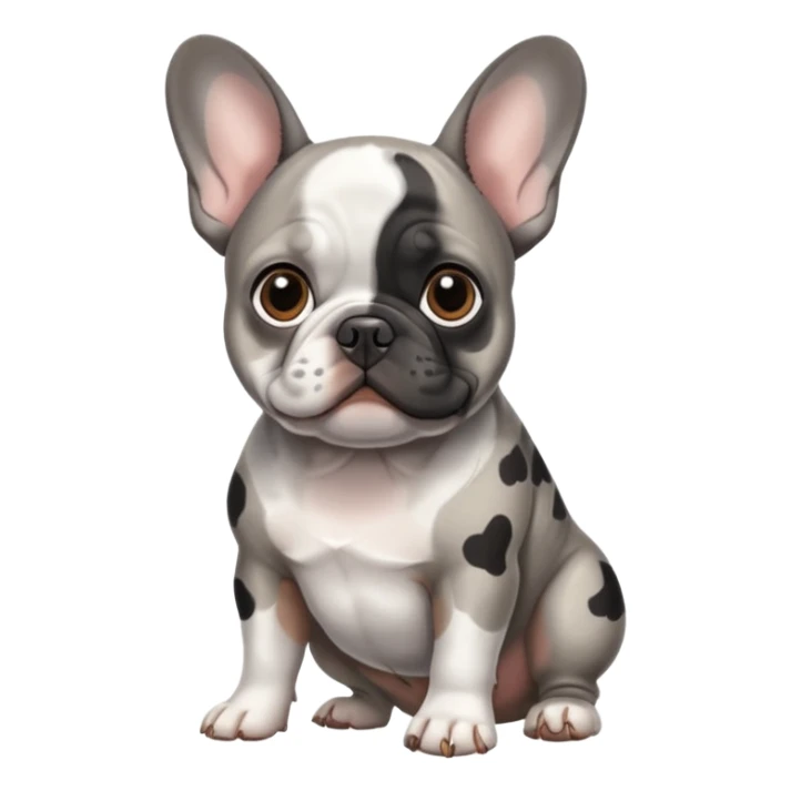 French bulldog Merle  sticker