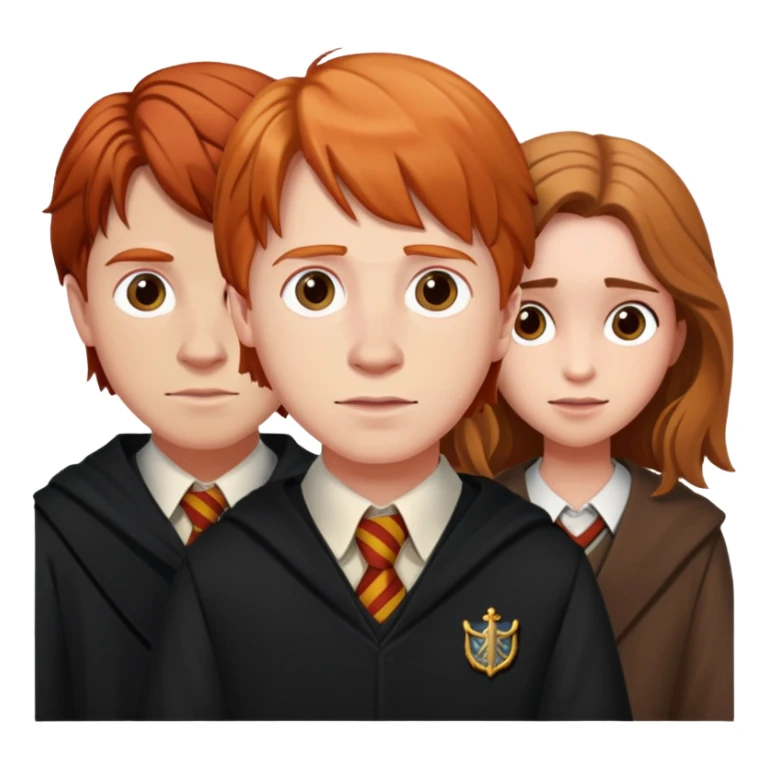 Ron Weasley and Hermione granger  sticker