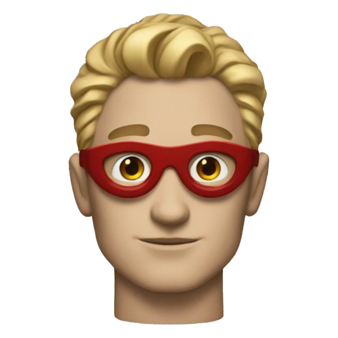 super homelander from "the boys" series with red eyes  sticker