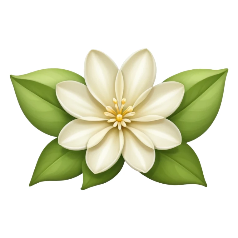 Vanilla flower sticker