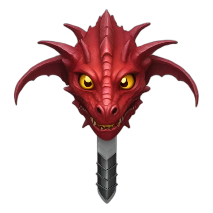 crazy-funny-cyberpunk-red-dragon-head-star-wars-laser-sword-red sticker