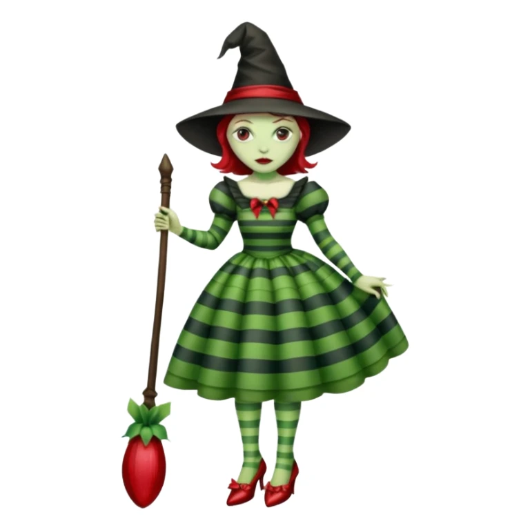 Wicked Witch of the East from the Wizard of Oz sticker