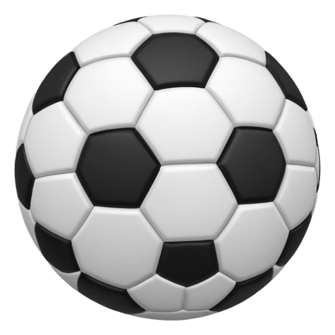 Well, the world looks like a soccer ball sticker