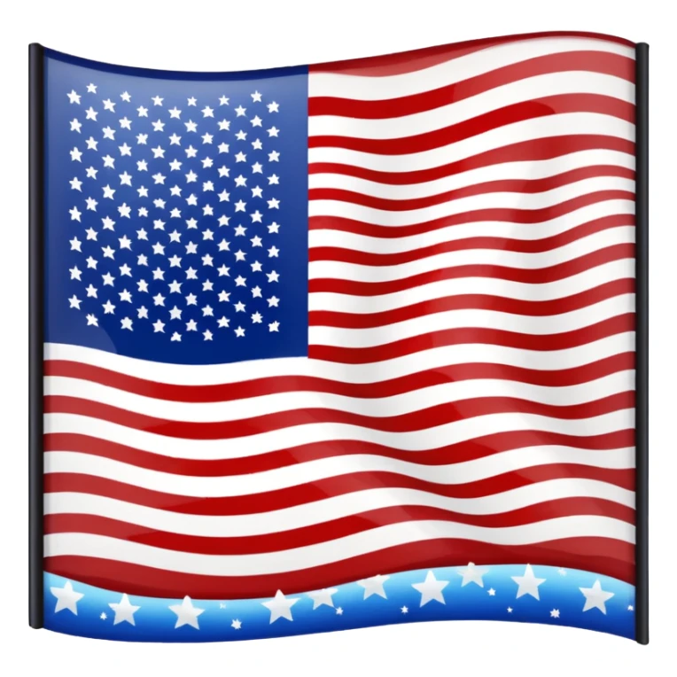 America in Distress upside down flag emoji sticker