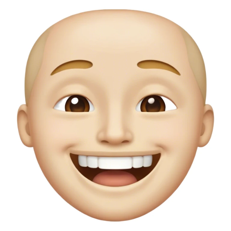 closed mouth smiling sticker