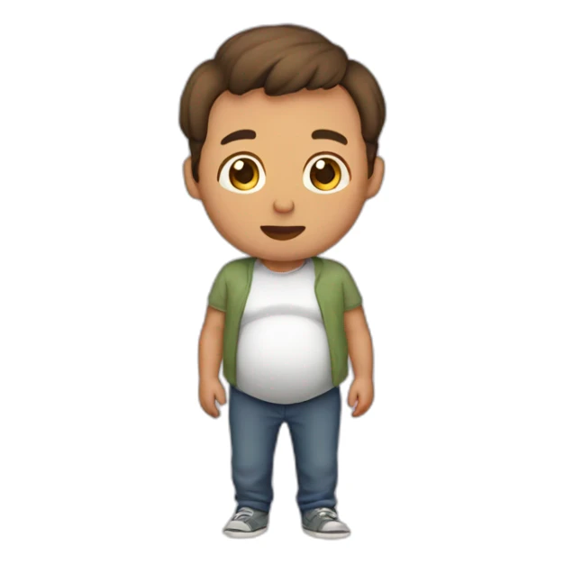 Pregnant men sticker