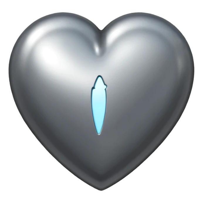 Iron heart sticker