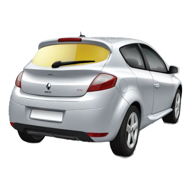 Voiture Renault Megane 2 année 2006 cc noir sticker