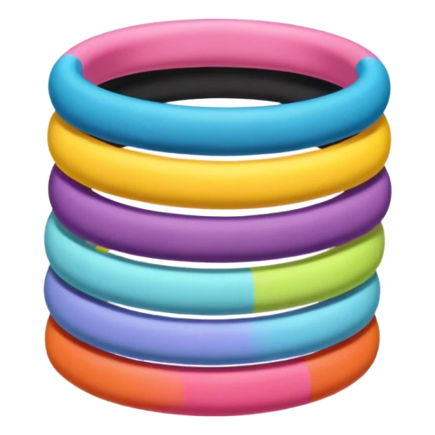 hair tie for tying hair，colourful，两三根叠在一起，不要一大堆 sticker