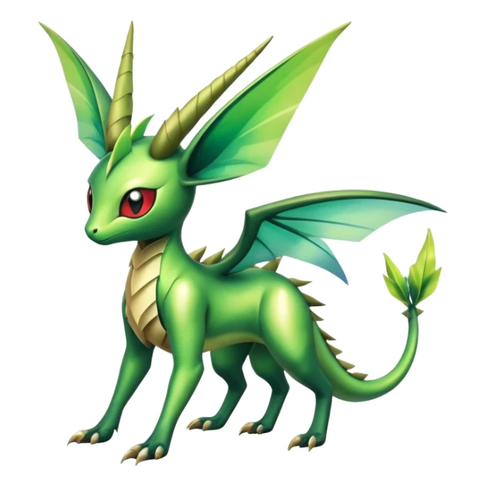 Shiny Exotic Flygon-Amaura-Leafeon-Scyther-Hybrid-Creature sticker