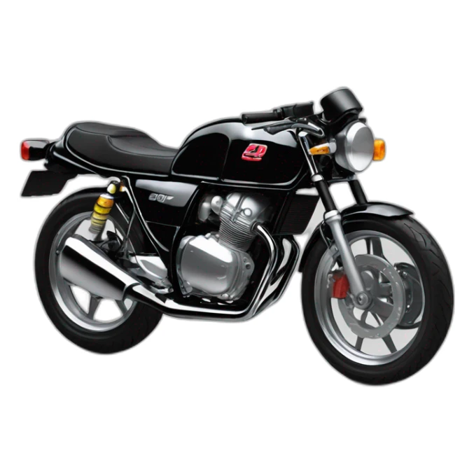 honda cb400n black body cafe racer sticker