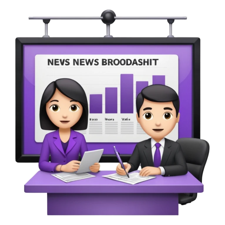 news white and purple sticker