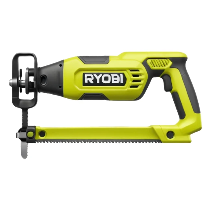RYOBI ONE+ 18V Cordless Reciprocating saw battery emoji style sticker