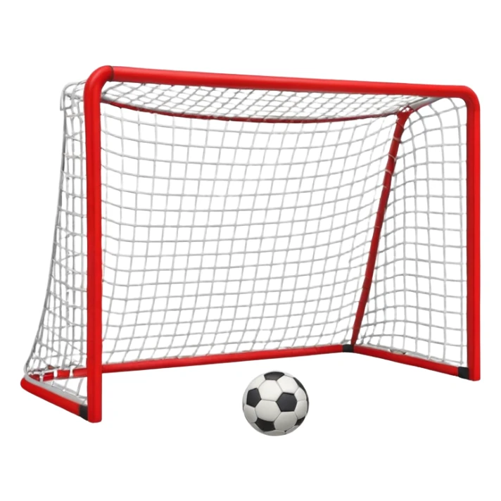 soccer goal hockey sticker
