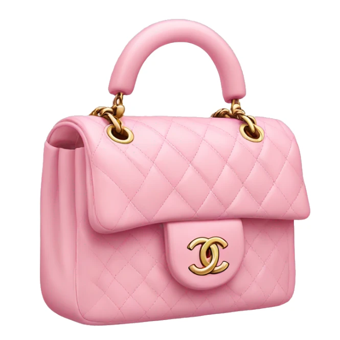 Chanel baby pink bag  sticker