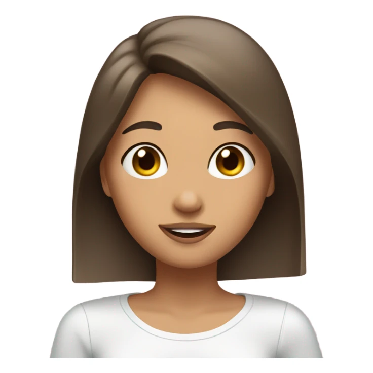 Two girls brown haired taking a bathroom mirror selfie sticker