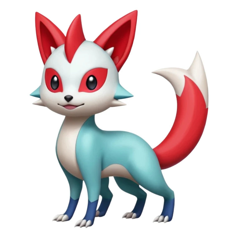 Meloetta-Sneasel-Zangoose-Pokémon-Fakémon-fusion-hybrid-creature sticker