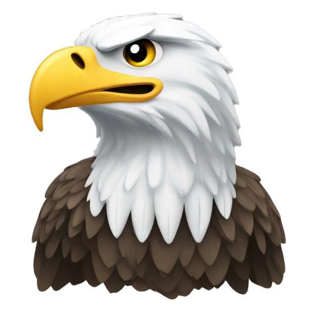 an eagle who deals in trading sticker