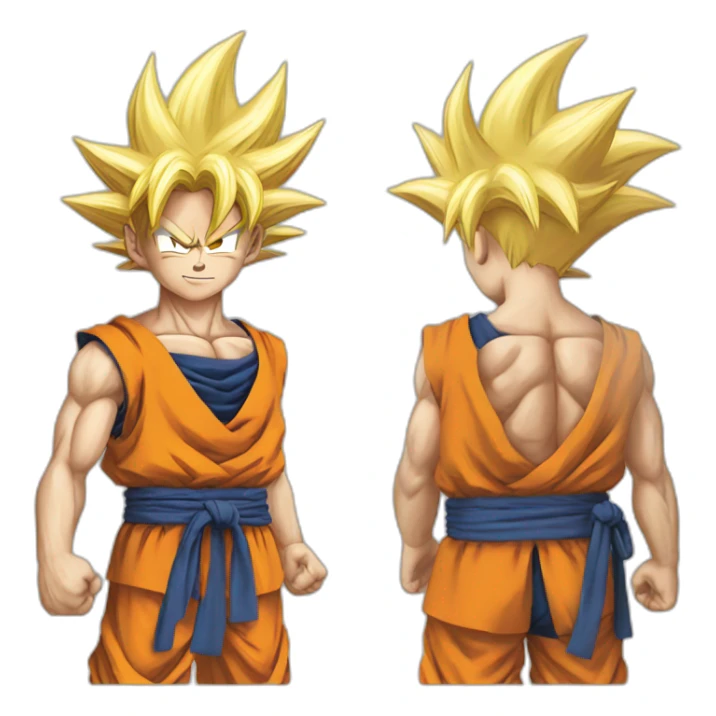 Goku saiyan sticker