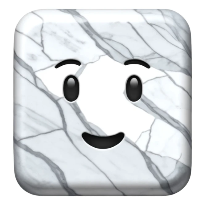 un blocco irreegolare di marmo sticker