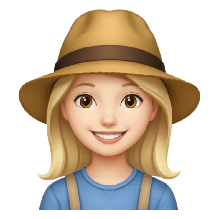 Stikers of a girl which hat 15 years old sticker