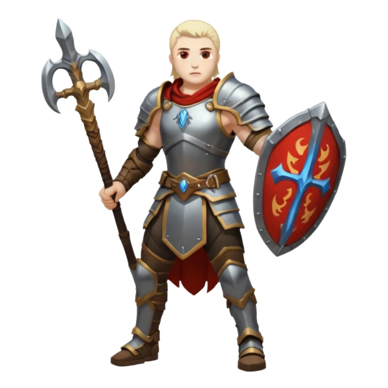 Animated warrior from Path of Exile 2 sticker