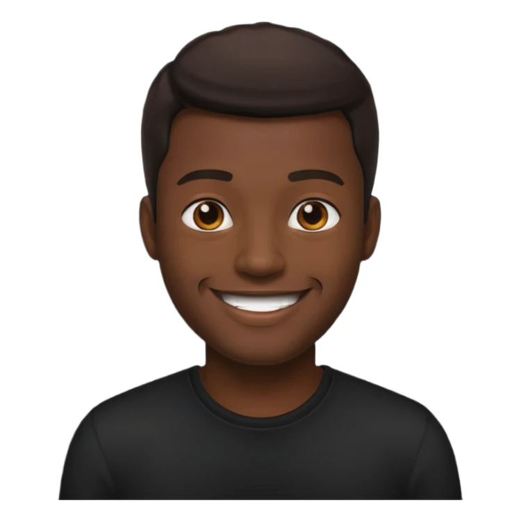 ⁶🤷🏾‍♂️⁷ change color of the shirt to black  sticker