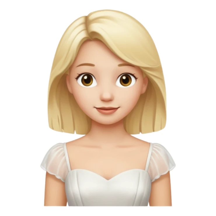 a blond girl who turned 18 and had a glow up  sticker