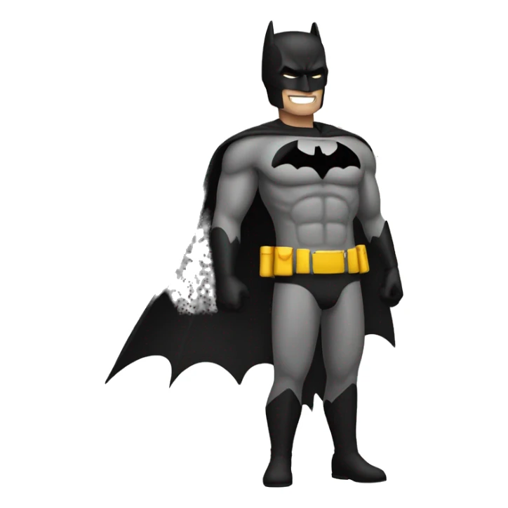 A Doctor dressed as Batman The dark Knight! sticker