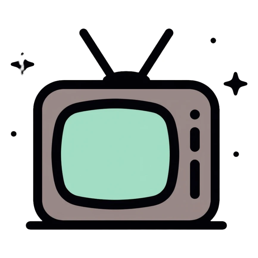 television sticker