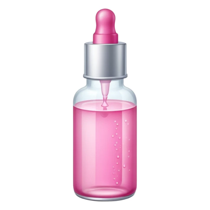 Pink skin care sérum sticker