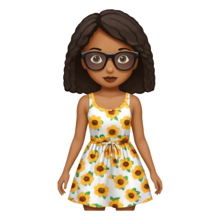 beachy vibes black girl cute summer sticker