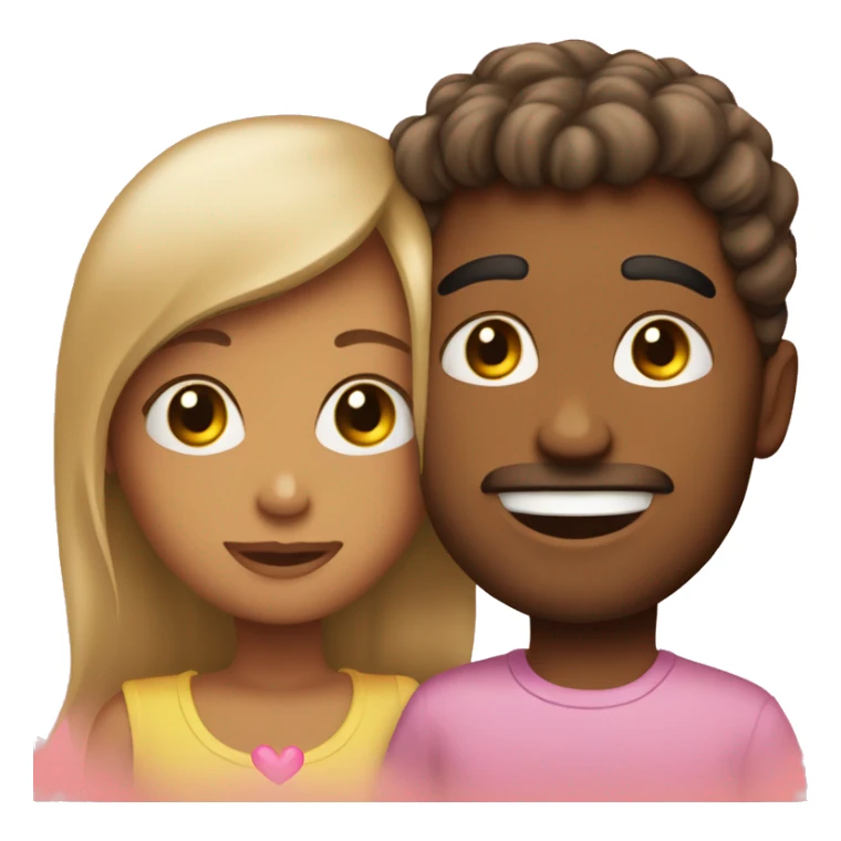 Lovey dovey emoji sticker