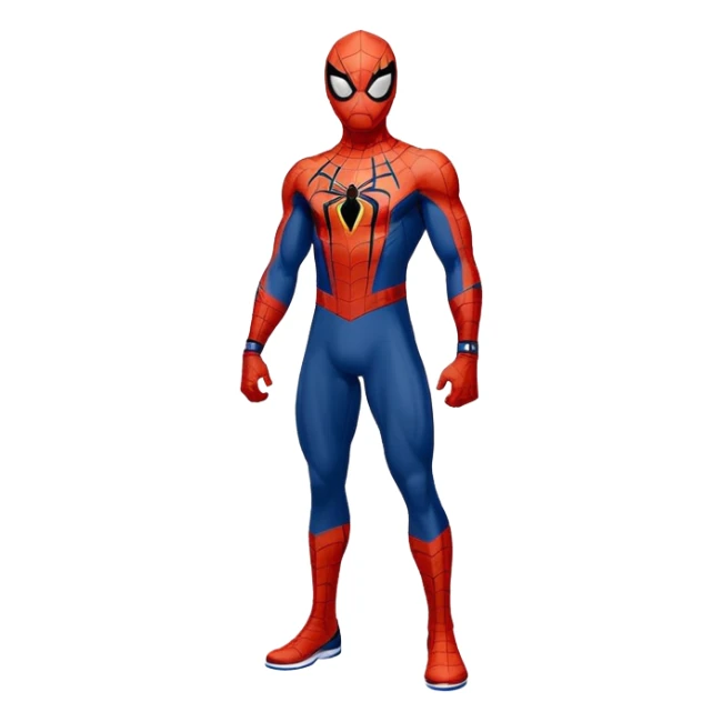 Spider-Man wearing a Denver Nuggets uniform sticker