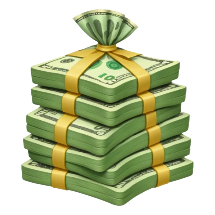 Lots of money sticker