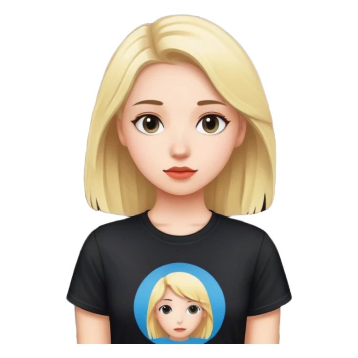 girl being at a concert sticker