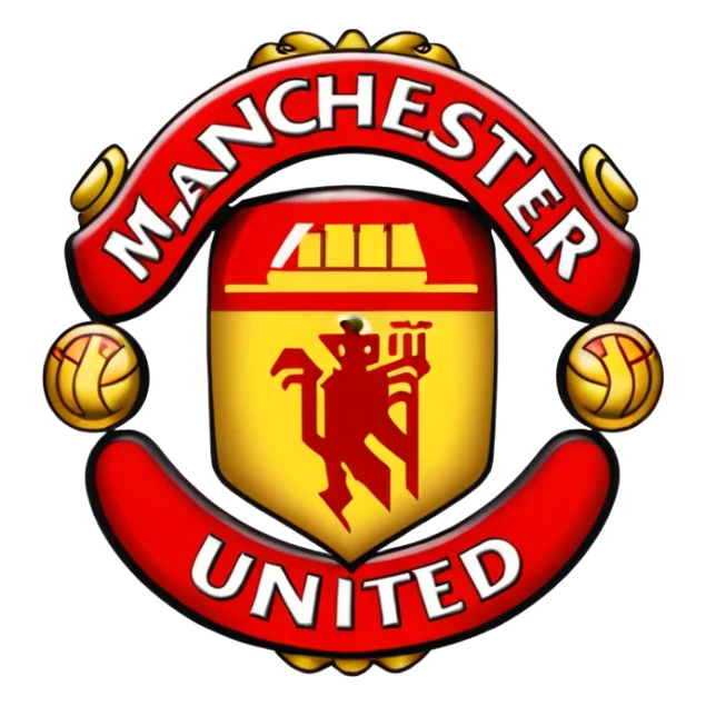 Manchester united logo emoji sticker