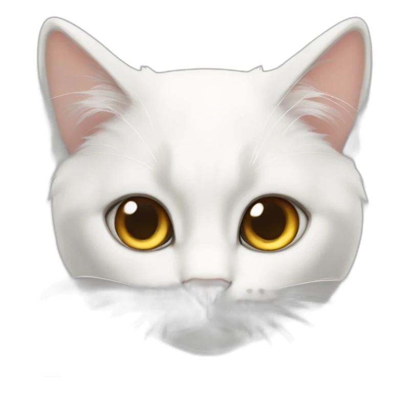 white-cat-energy sticker