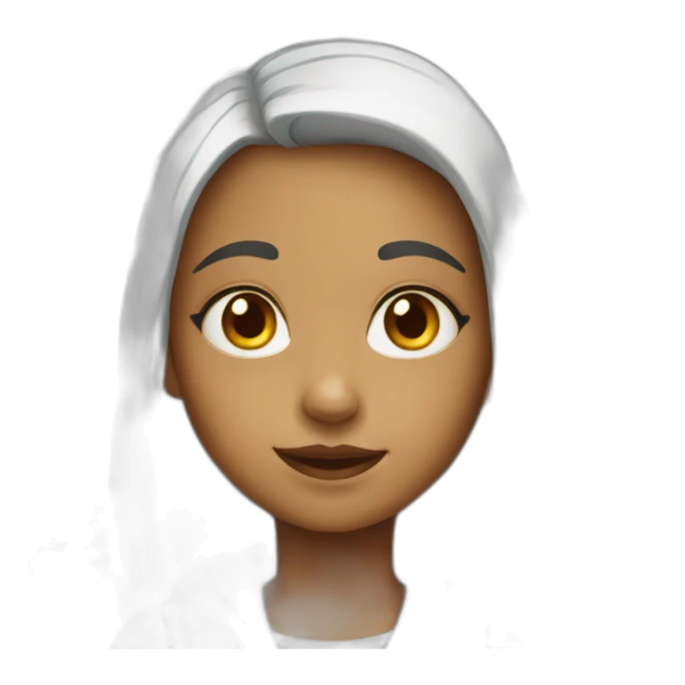 Halloween girl in school sticker