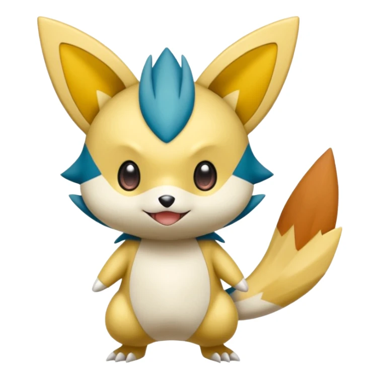 Victini-Pichu-Oshawott-Sneasel-Fakémon-hybrid-creature (full body)  sticker