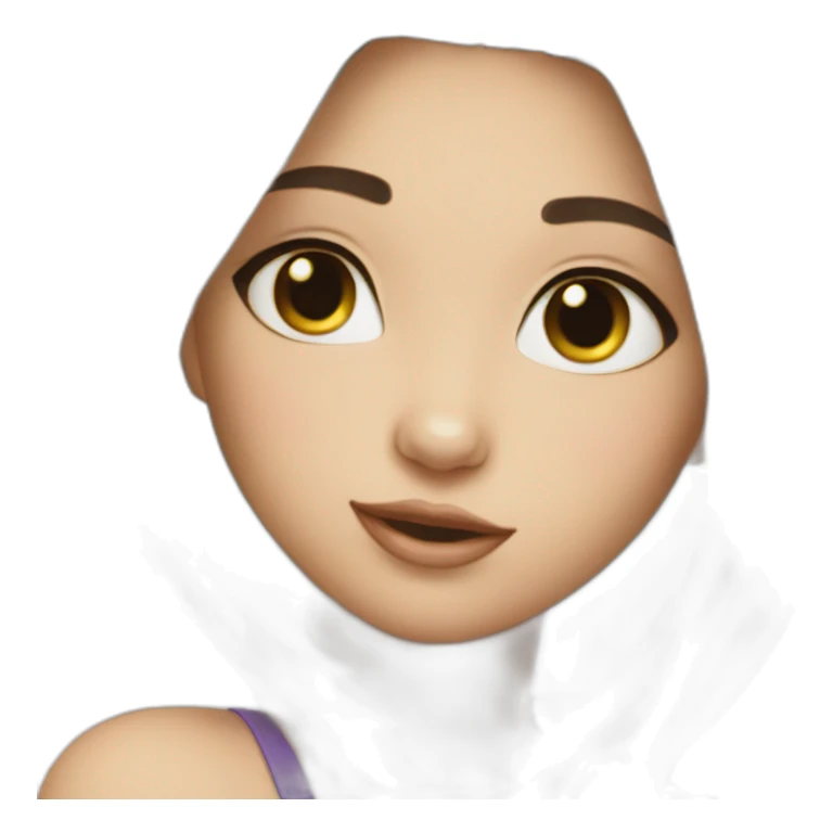 beauty girl cat sticker