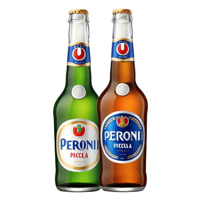 Birra Peroni piccola in bottiglia da 33 cl
 sticker