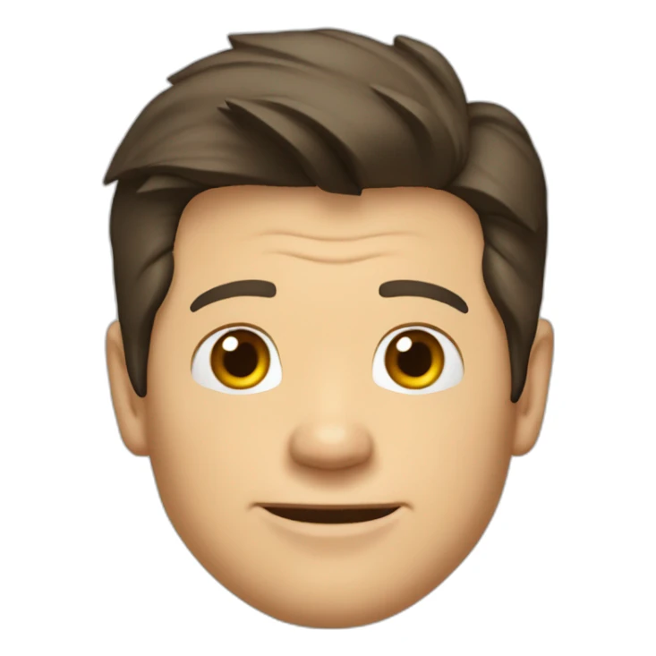 mark wahlberg cartoon wearing henley sticker