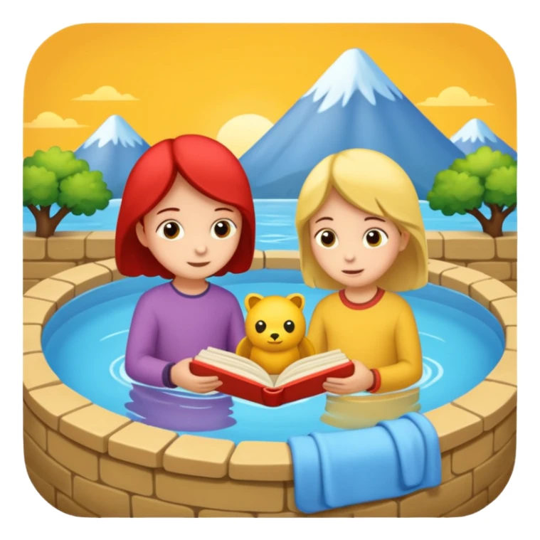 a children’s story picture book sticker