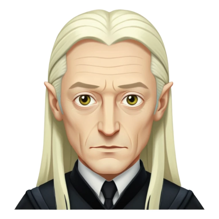 Jason Isaacs is Lucius Malefoy in harry potter, no wrinkles sticker